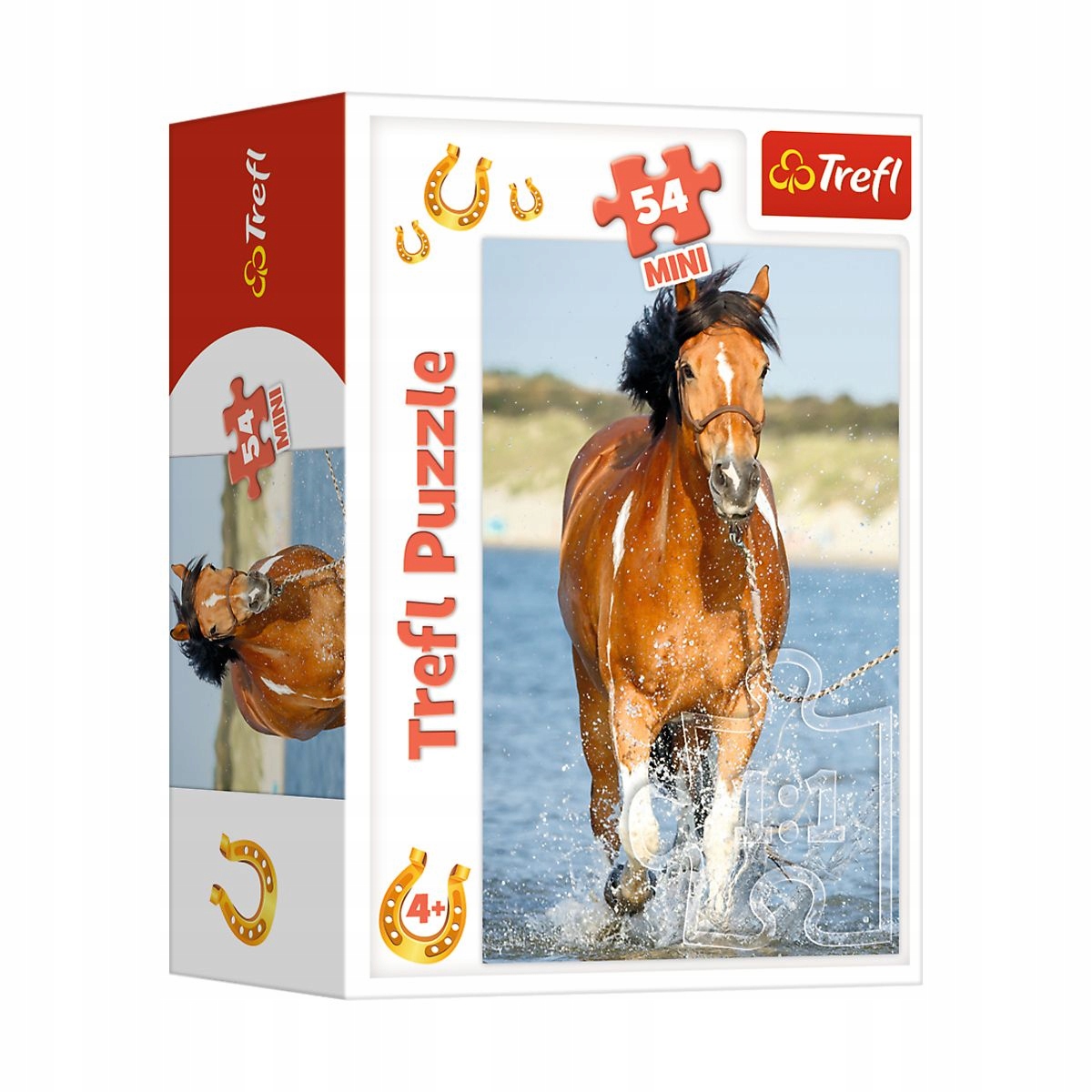 Puzzle 54 Mini ŚWIAT KONI konie Trefl 19724
