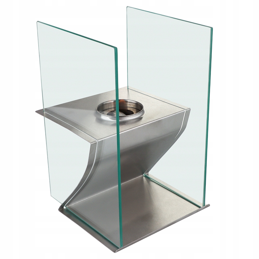 DuraHealth Biokominek stal+szkło Frida 22x20x30 cm