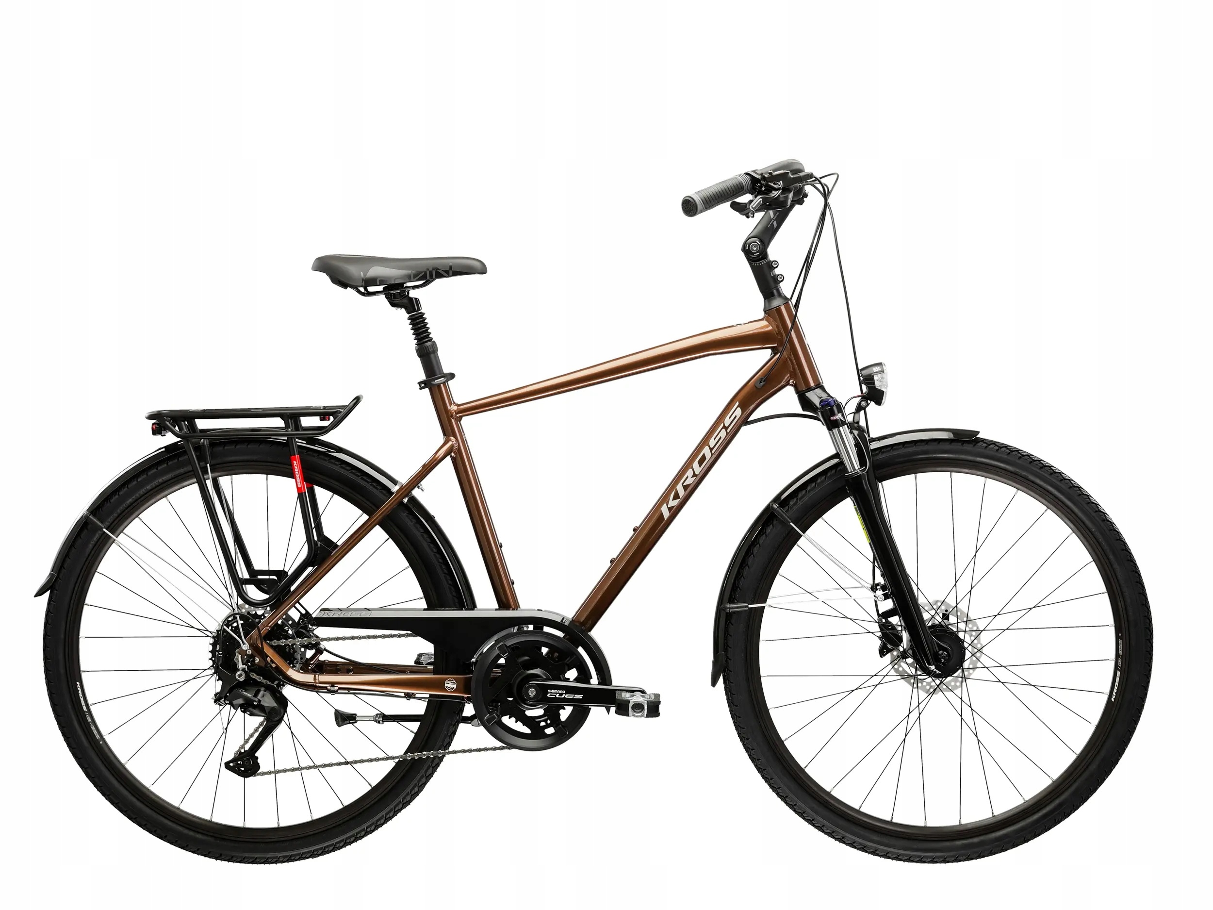 Rower trekkingowy Kross Trans 5.0 rama 19 cali koło 28 " brązowy