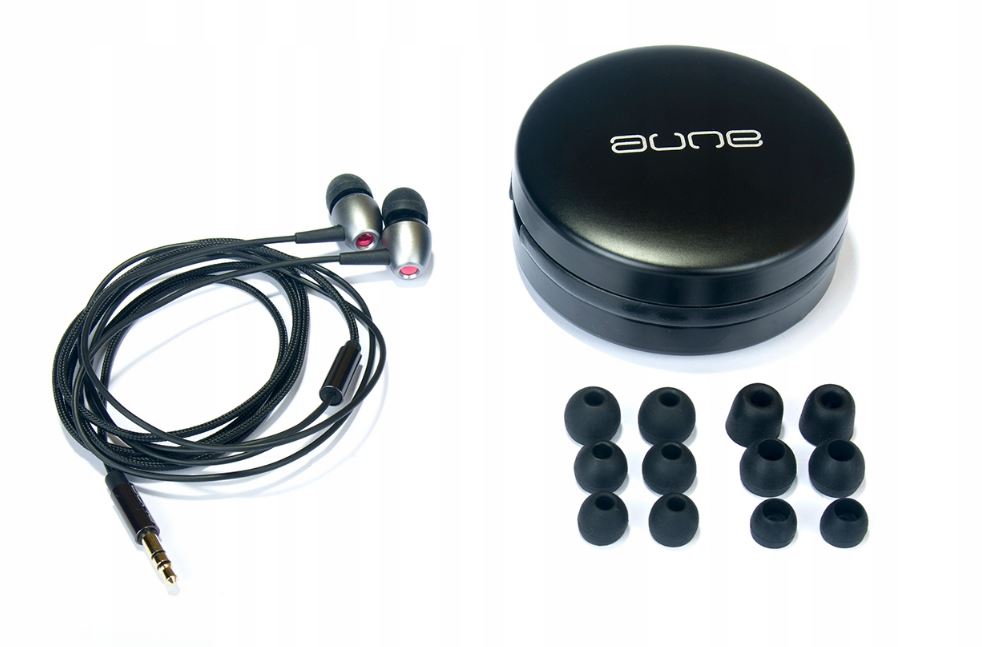 Aune E1 słuchawki z aluminium beryl kevlar Etui HC1