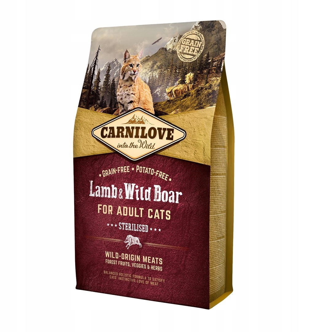 Levně Carnilove Cat Lamb&wild Boar Sterilised 2kg