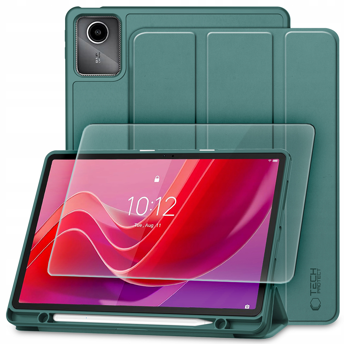 Składane Etui Case Cover Futerał Na Rysik Do Lenovo Tab M11 K11E Szkło