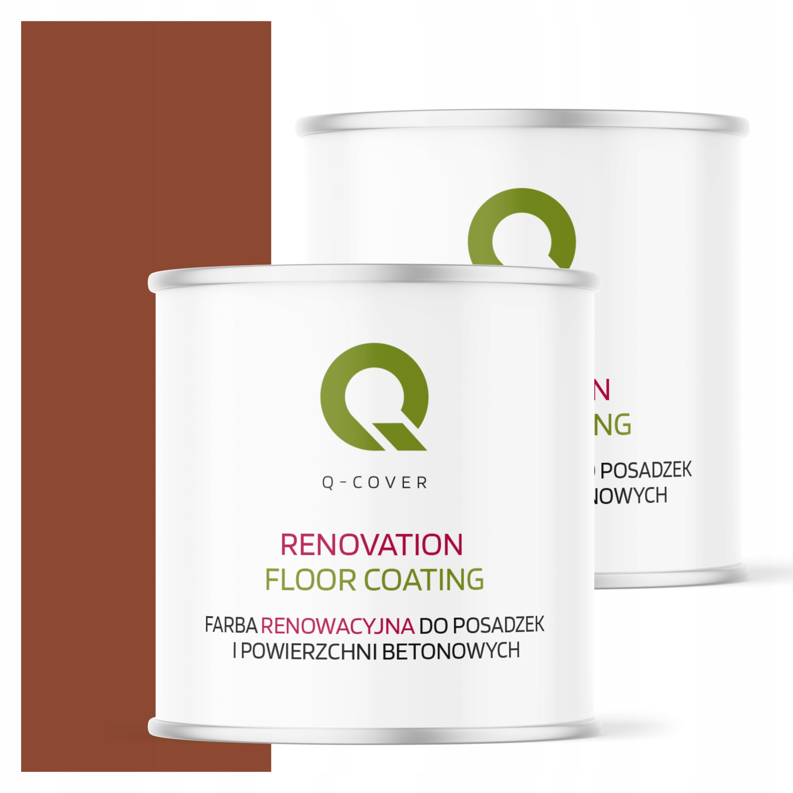 Ochranná farba na podlahy Renovačný betón Tehlový 8004 Satén 2,5L