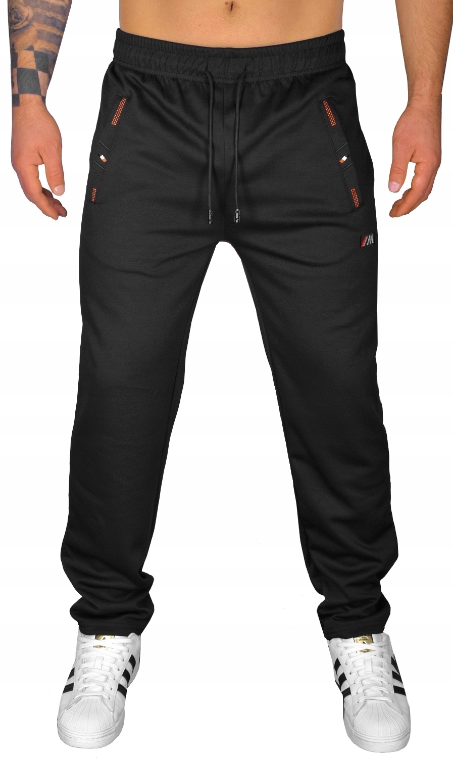 DRESOWE SPODNIE MĘSKIE KIESZENIE BAWEŁNIANE DRESY Marka inna