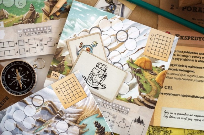 Planszowa Gra dla Dzieci Rodzinna TREK 12 Super!! Minimalna liczba graczy 1