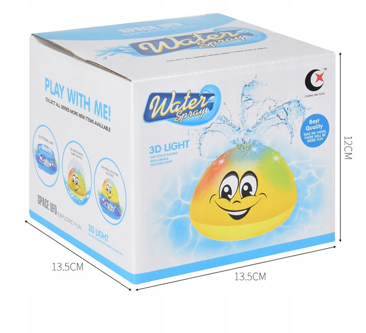 Pływająca FONTANNA do kąpieli kula świeci do wanny basenu kula kąpielowa Materiał plastik