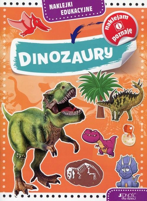 

Książeczka. Dinozaury. Zabawa z naklejkami