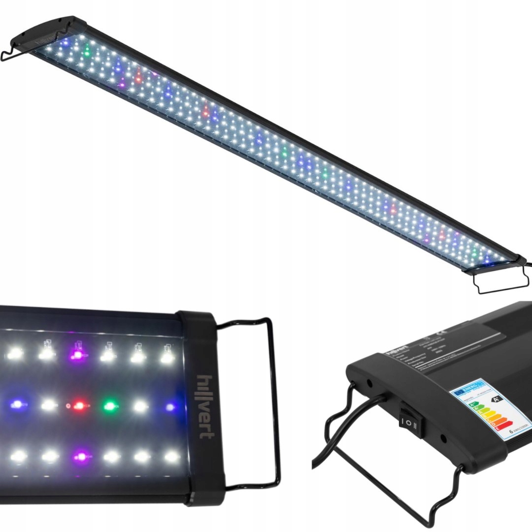 Lampa Led osvětlení pro akvárium pro růst rostlin plné spektrum 156 diod 11