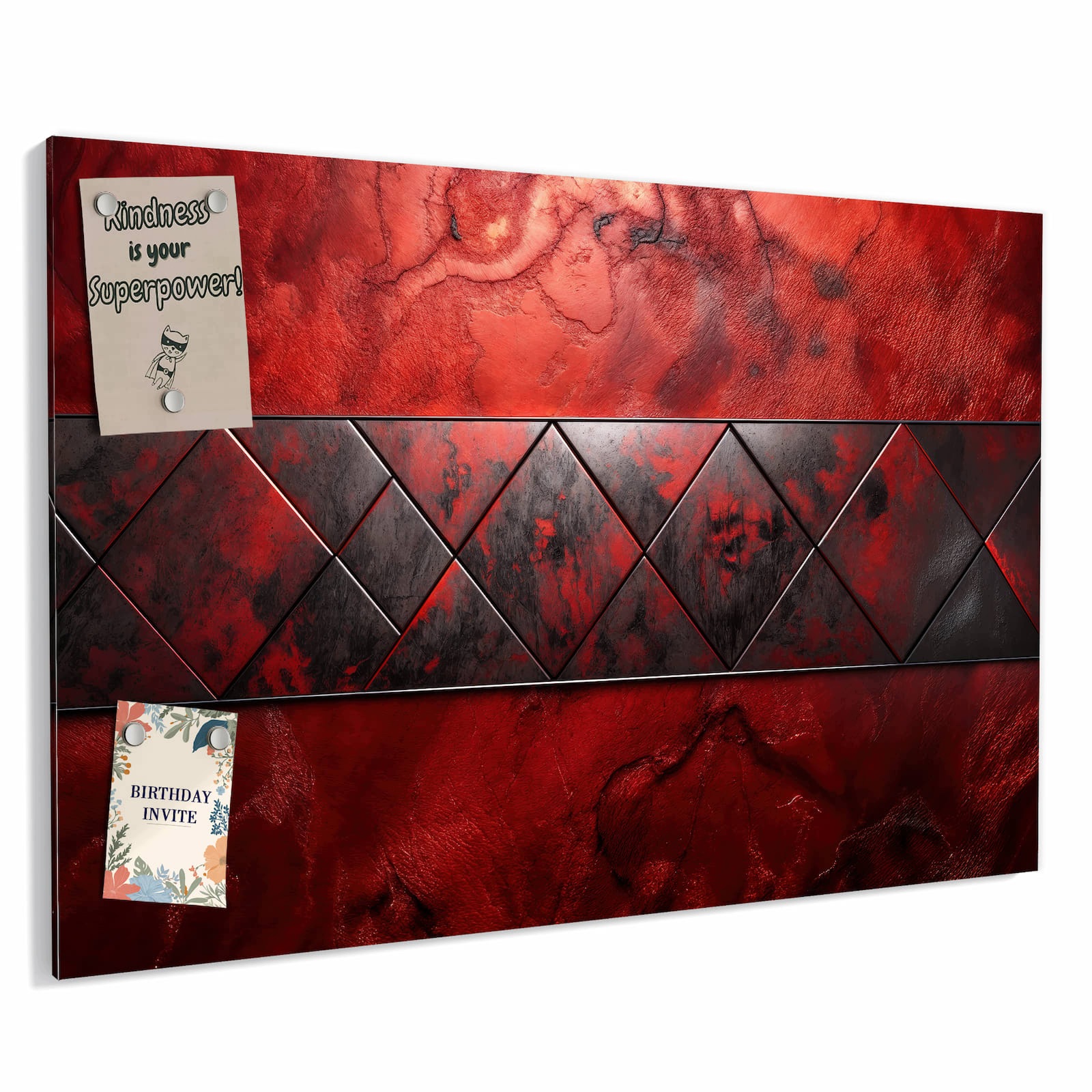 Magnetická tabule Tmavé Vzor Stěna 60 × 40 cm