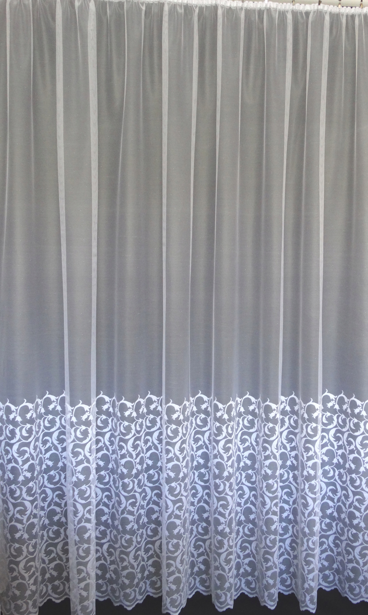 Mg Záclona 618/308 Bílá 300x250 cm Hotová Obšitá Bt