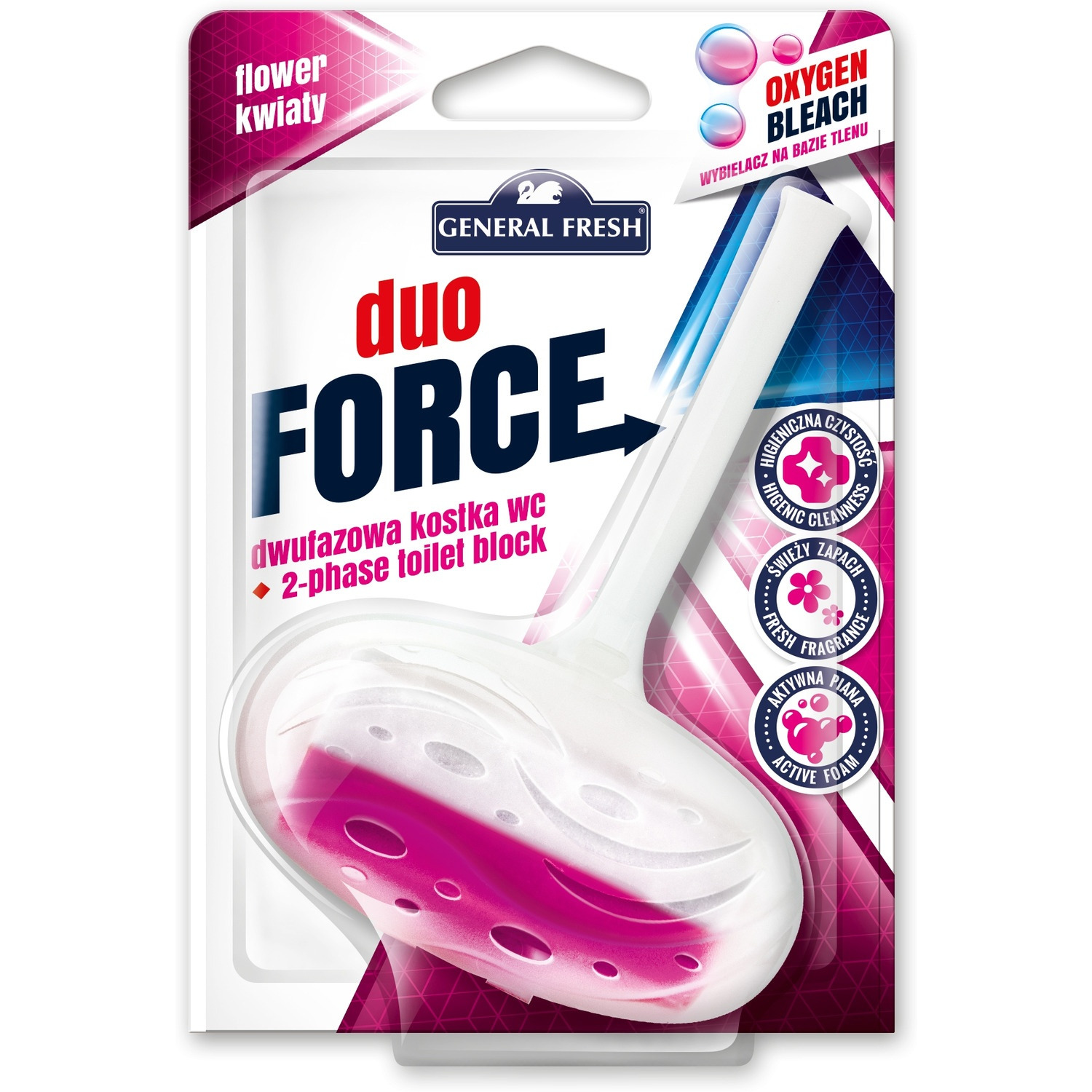

Kostka do Wc Duo Force zawieszka 40g kwiat General