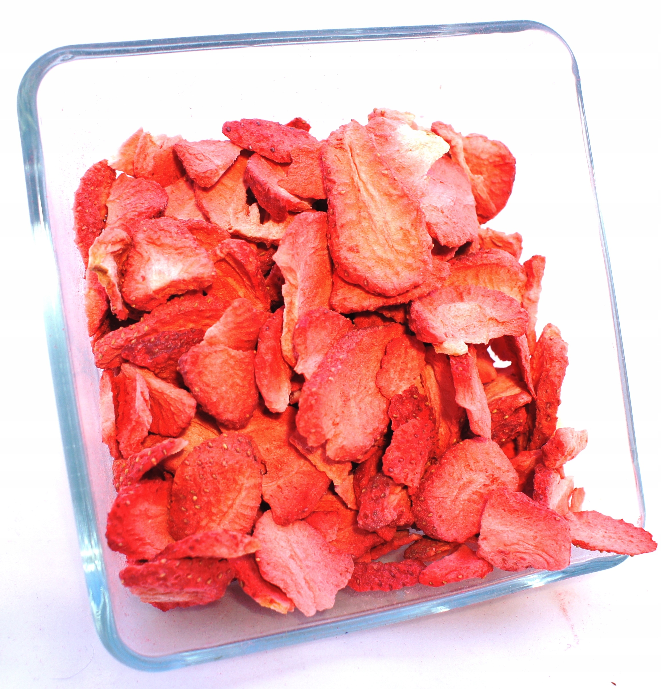 Levně Lyofilizované ovoce, čerstvé a křupavé Jahody plátky 200 g