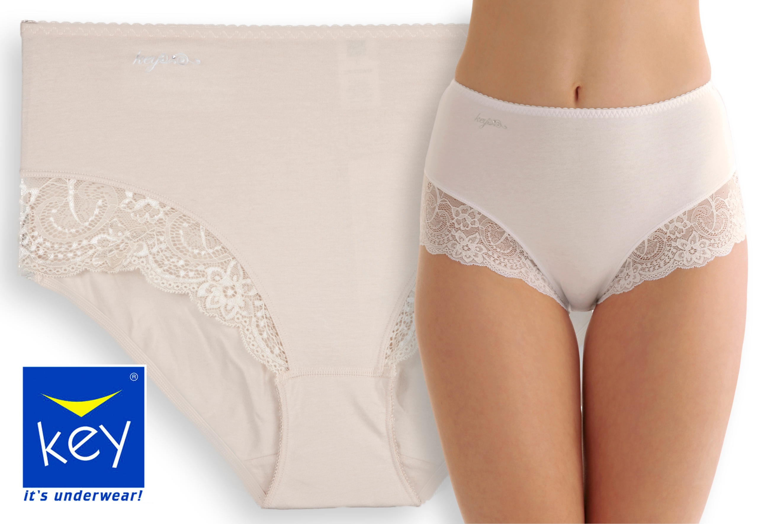 KEY LPF 111 Figi Full Bikini 1 szt. beż XL Marka Key