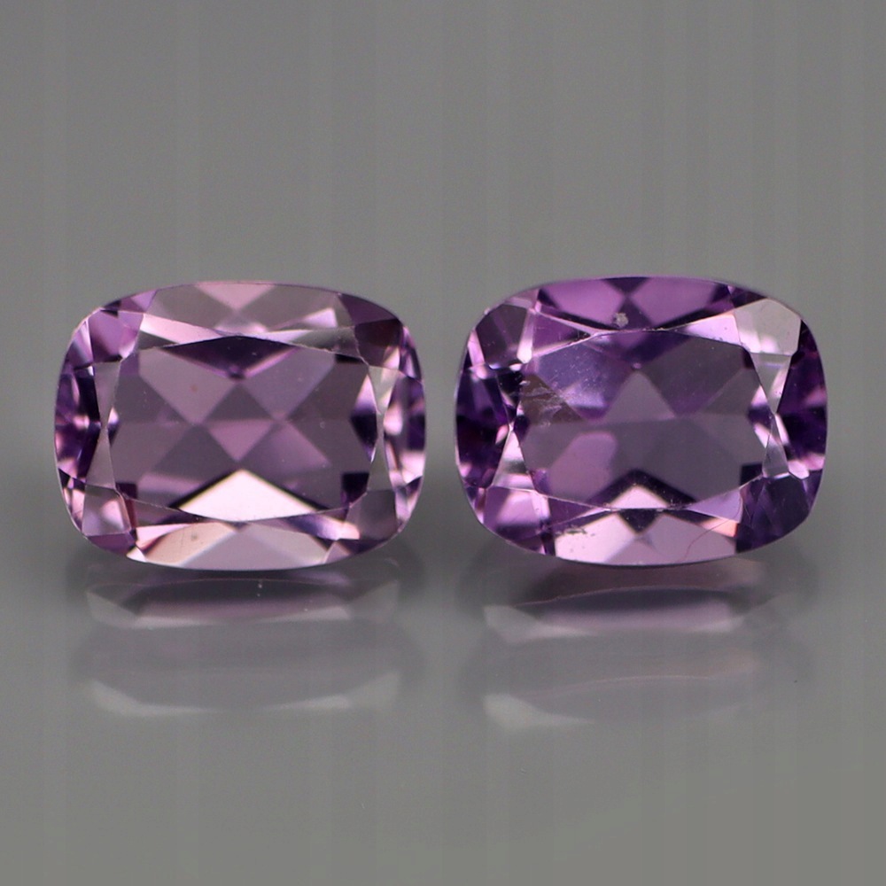 Přírodní ametyst 9x7 mm Krásný pár na Náušnice HAM7190