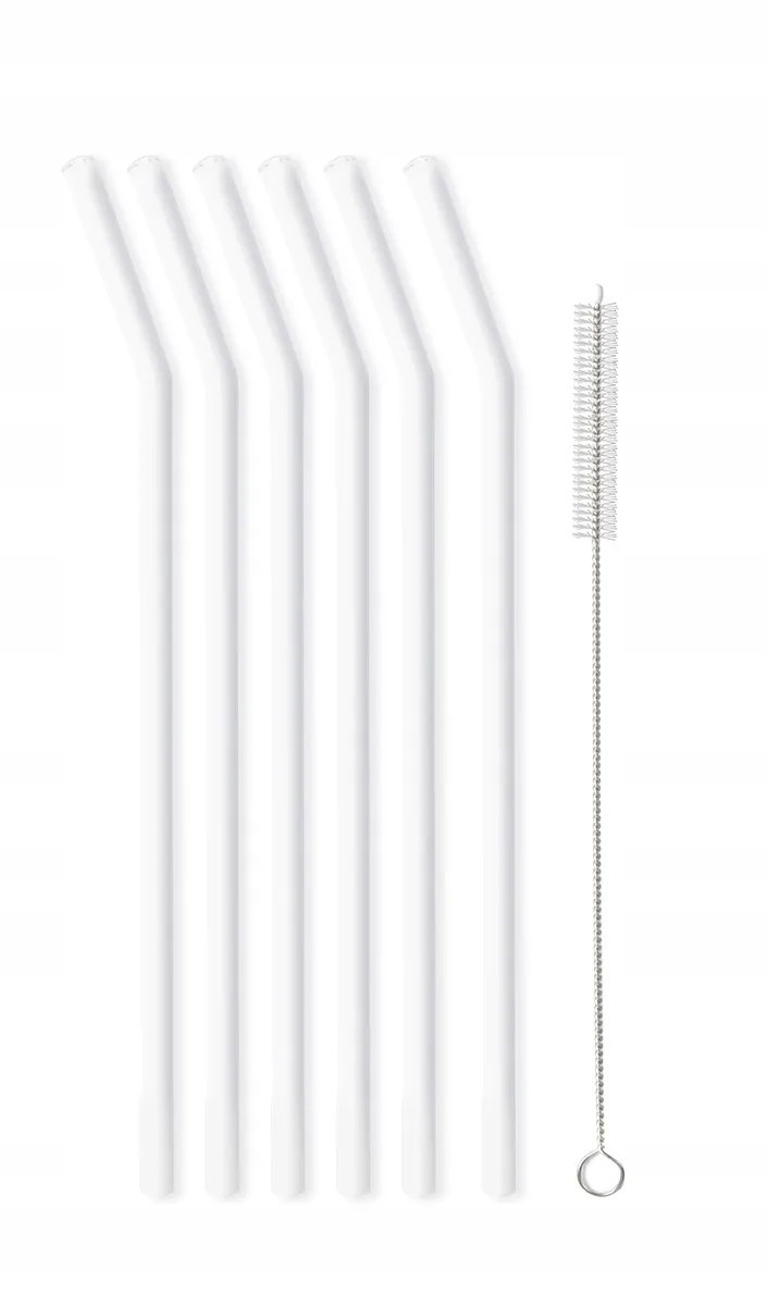 

Słomki szklane rurki Vialli Design 23cm (6szt.)
