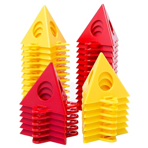 Držáky Na Malování Pyramida 40 Kusů Abs Žluté Červené plastové