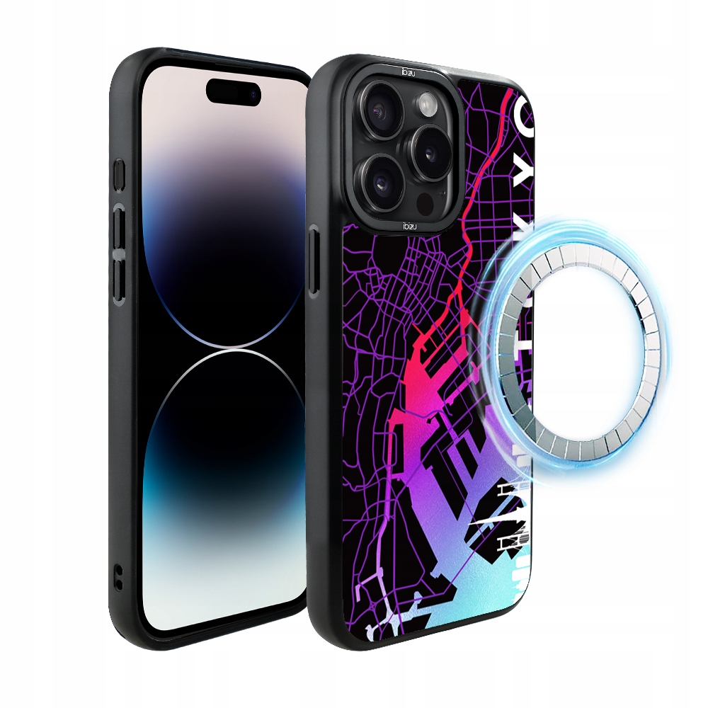 Pouzdro iPhone 14 Pro Max Ibizu DropGuard Matt od MagSafe, Tokio