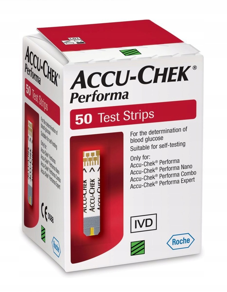 

Paski Do Pomiaru Glukozy Accu-chek Performa 50 szt