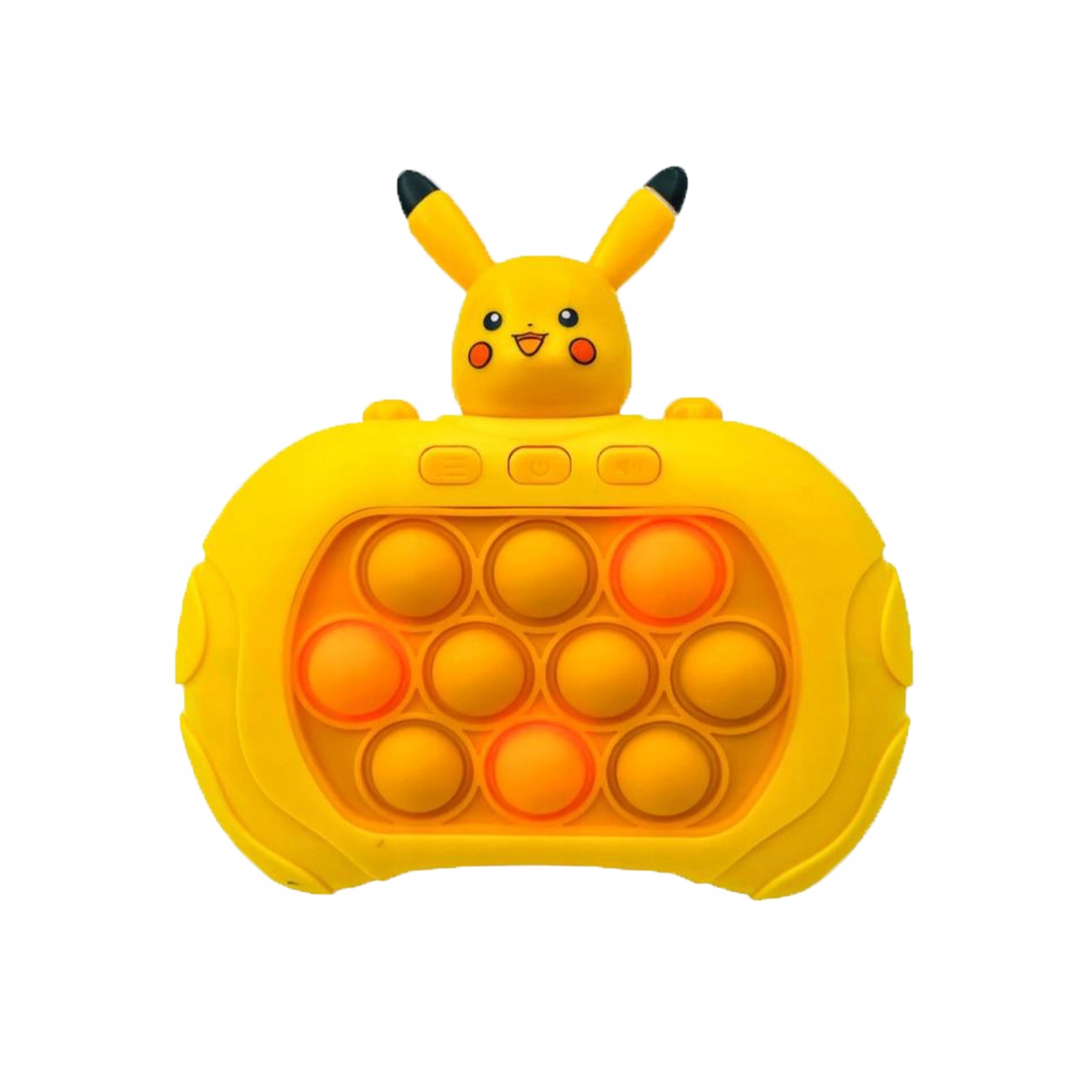 KONSOLA GRA POP IT PIKACZU POKEMON ANTYSTRESOWA ELEKTRYCZNA ZRĘCZNOŚCIOWA Marka bez marki
