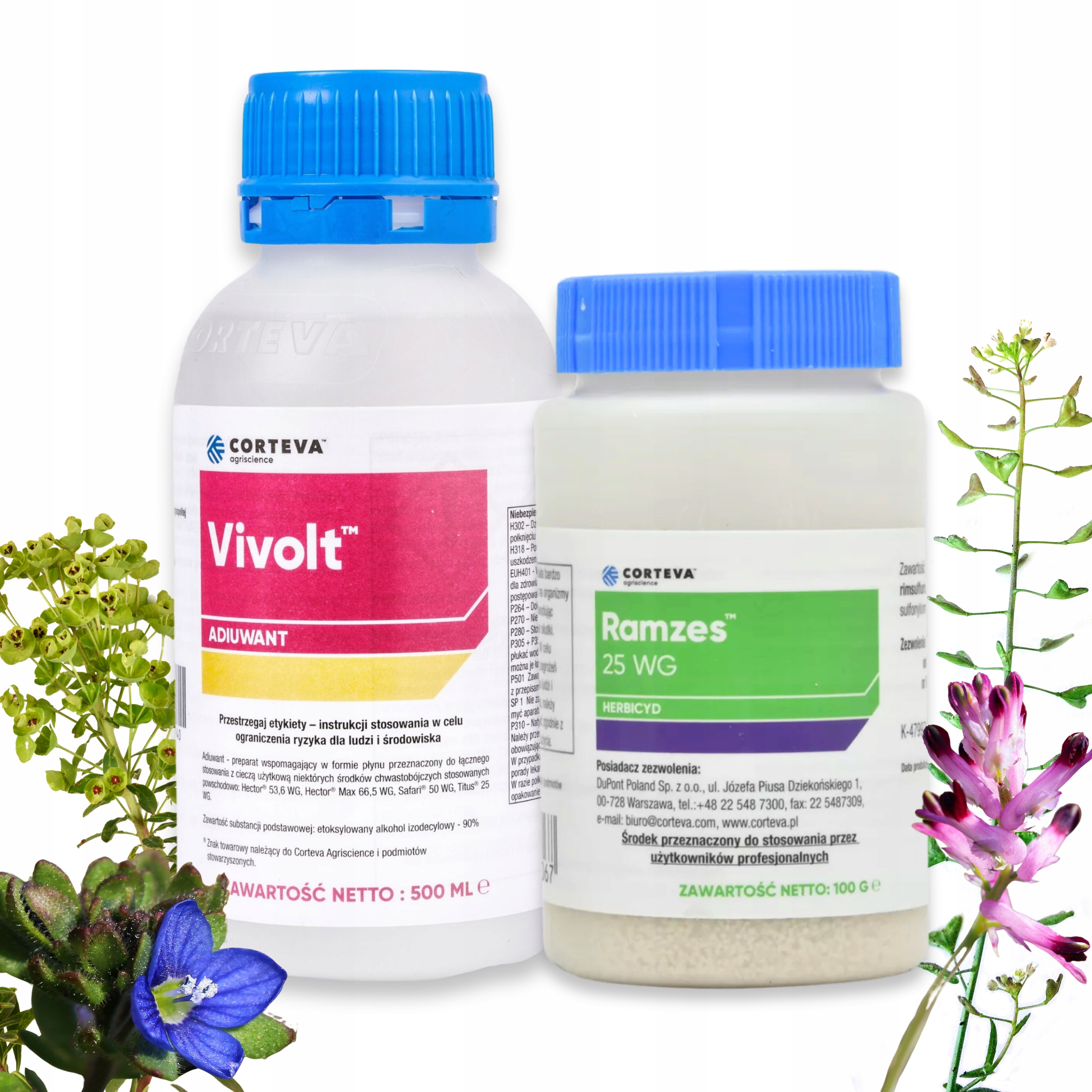 Ramzes 25WG 100G Vivolt 500 ML Środek Na Chwasty W Kukurydzy Ziemniaku