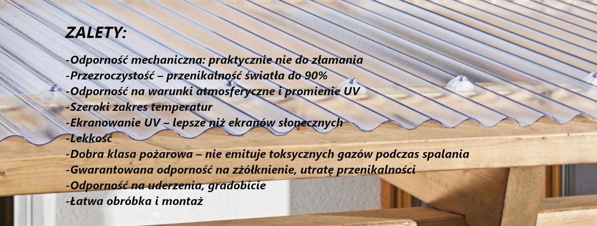 POLIWĘGLAN Płyta TRAPEZOWA trapez 0,9 x 2,0 dymna Marka inna