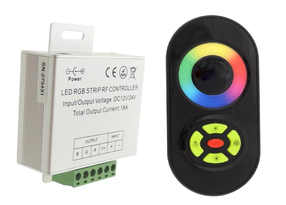 

Sterownik Kontroler Do Taśm Led Z Pilotem Rgb 12V
