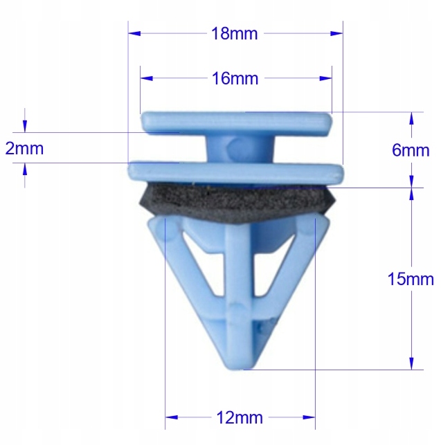 HYUNDAI KIA SPINKI KOŁKI MOCOWANIA LISTWY PROGOWEJ ZEWNETRZNEJ Producent części AutoDor
