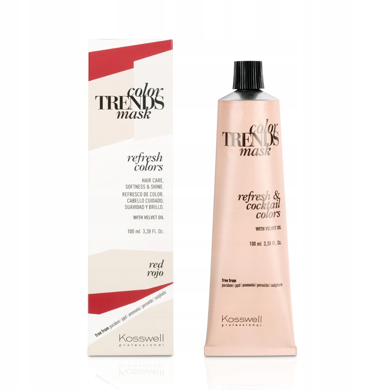 Barvicí kondicionér na vlasy Červený dodávající barvu Červený lesk