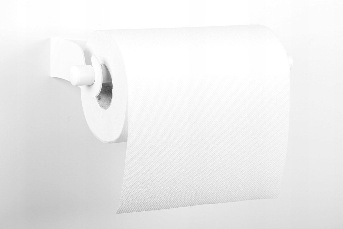 UCHWYT WIESZAK NA RĘCZNIK PAPIEROWY STAL 2w1 Biały Kod producenta UNRP-2