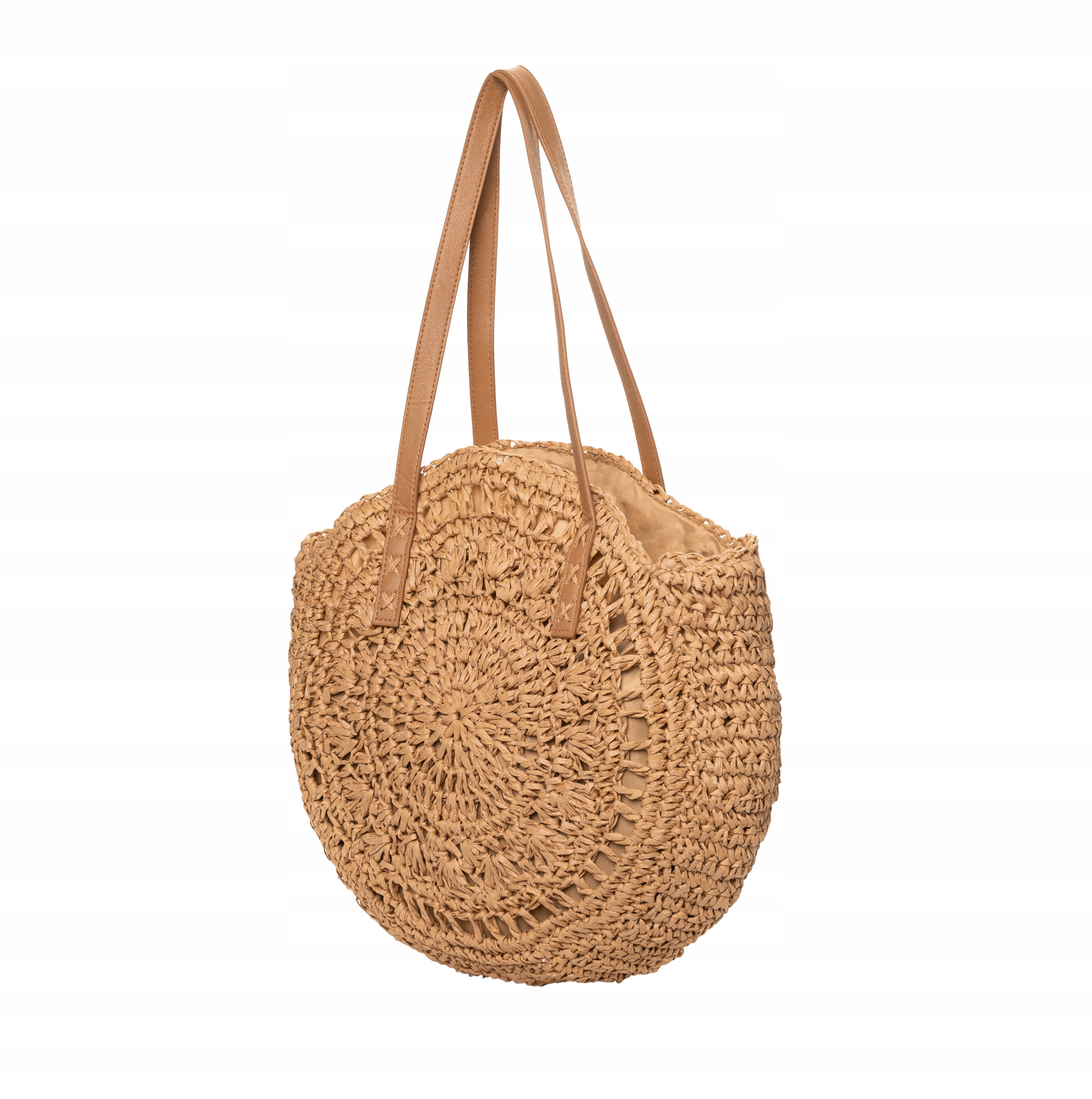 TOREBKA NA RAMIĘ PLECIONA BOHO KOSZYK PLAŻOWA NA PLAŻĘ XXL Marka inna