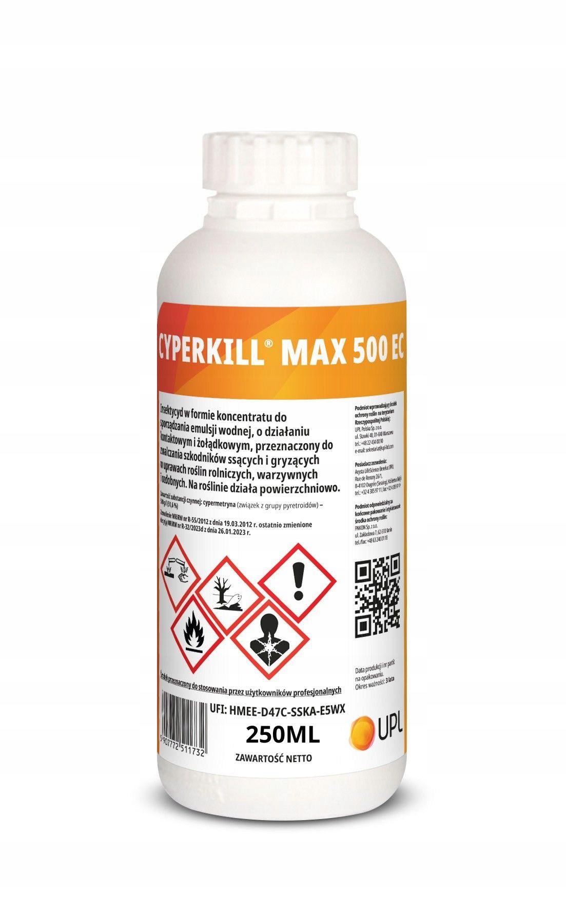 Cyperkill Max 250ML Na Larwy Pędraki Stonkę Upl