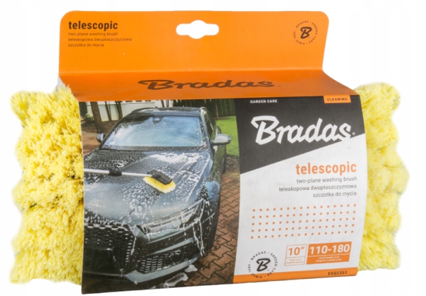 Szczotka do mycia auta samochodu busa tira na kij 2 płaszczyznowa