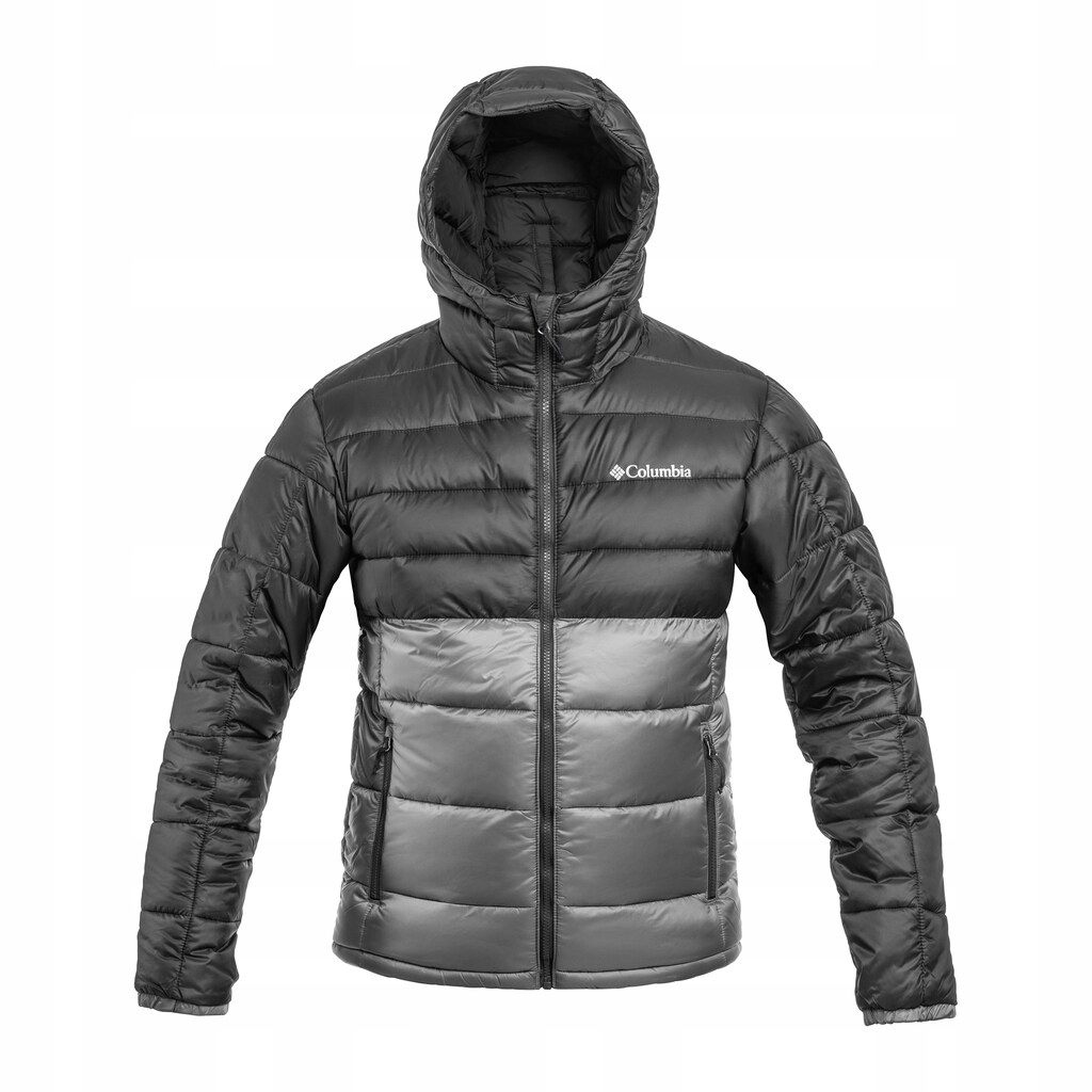 Pánská prošívaná bunda Columbia Buck Butte II Insulated Hooded City Grey XXL