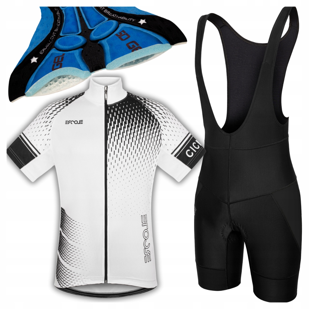 Oblečení na kolo Pánský cyklistický set XXL Tričko Kraťasy na kolo