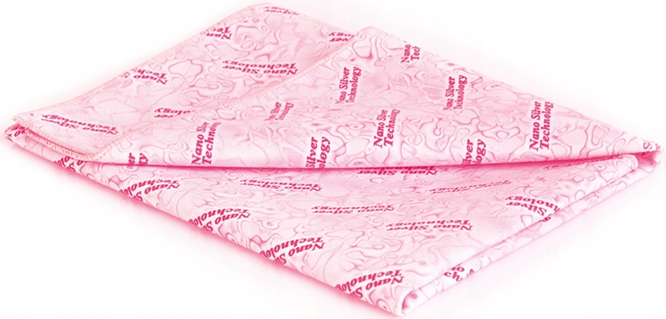 Levně Utěrka Čistič Sunbeam Raypath růžová 38x41cm Mikrovlákna Nano Eko
