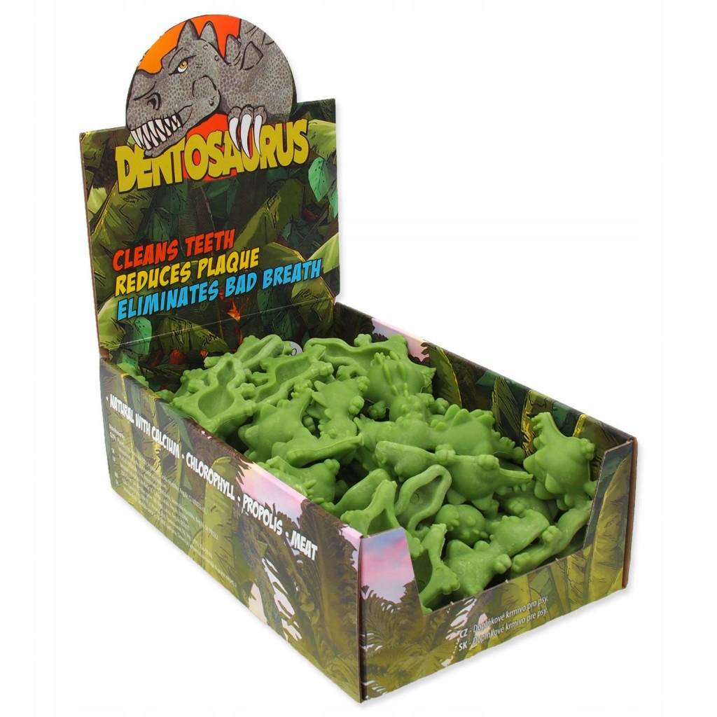 Levně Displej Dentosaurus s chlorofylem 6,5cm 56ks