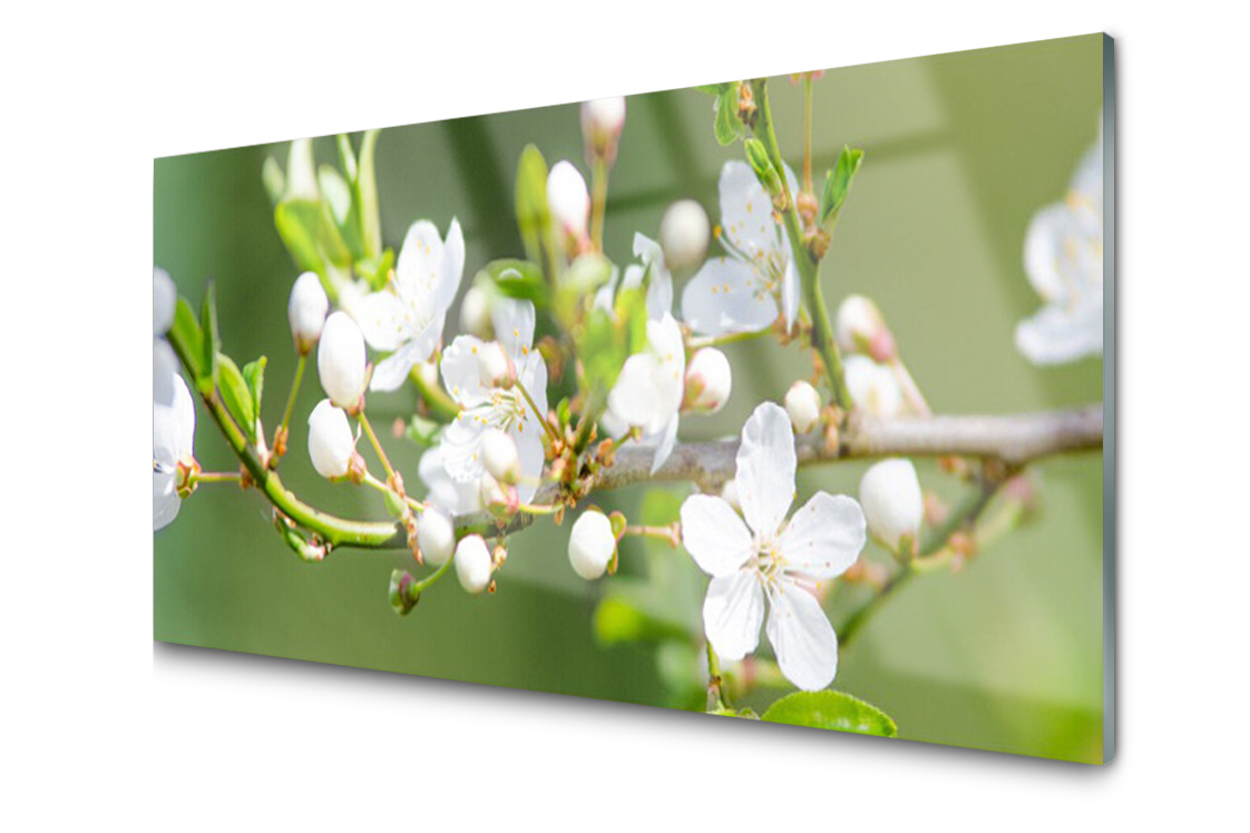 

Panel szklany Płytka Kwiaty Gałęzie Sad 140x70