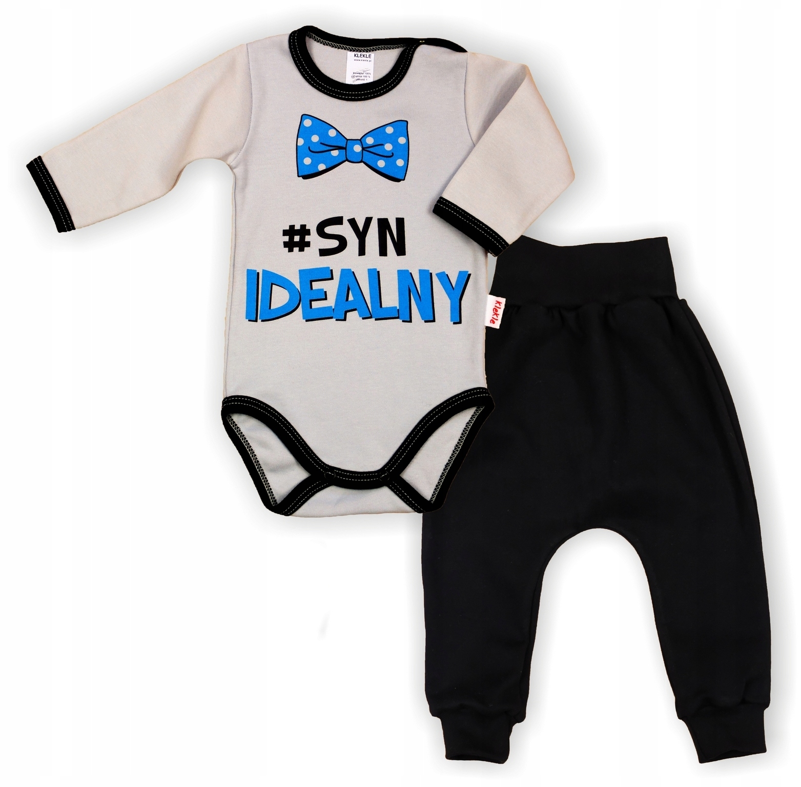 

Komplet Body Nadruk Legginsy 68 Klekle