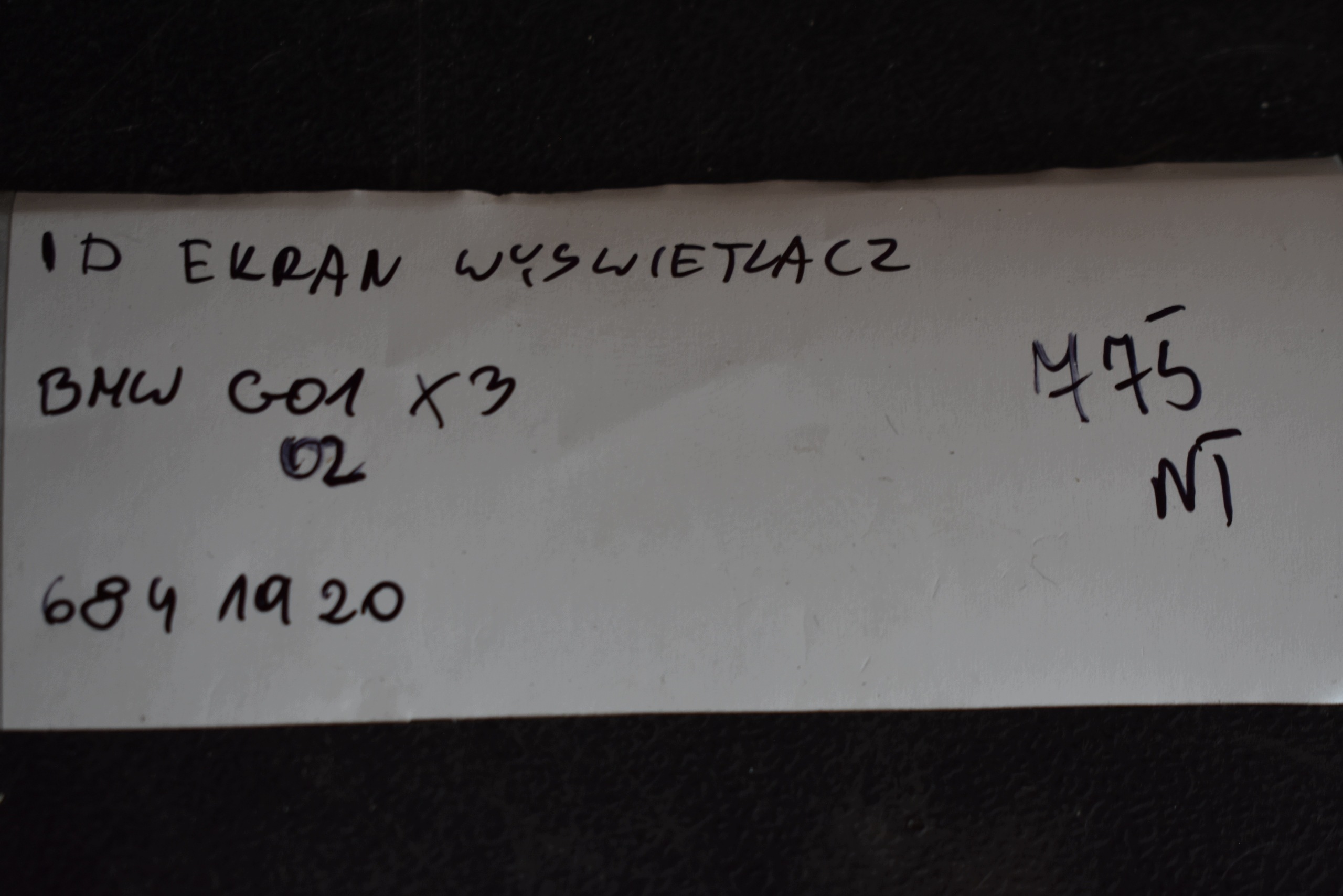 IDEALNY EKRAN display BMW G01 G02 X3 1