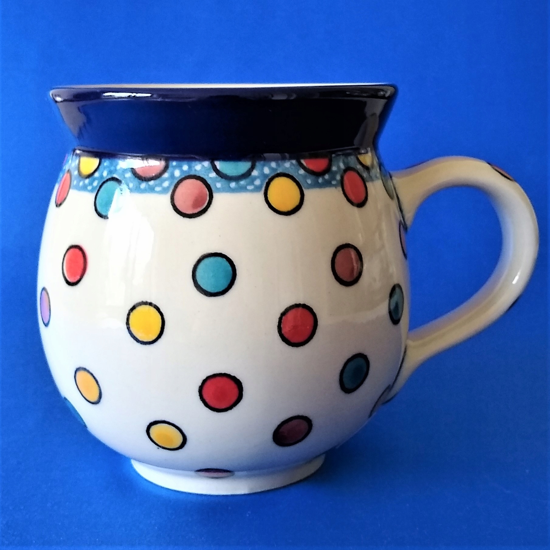 

Kubek 350 ml, Ceramika Bolesławiec.