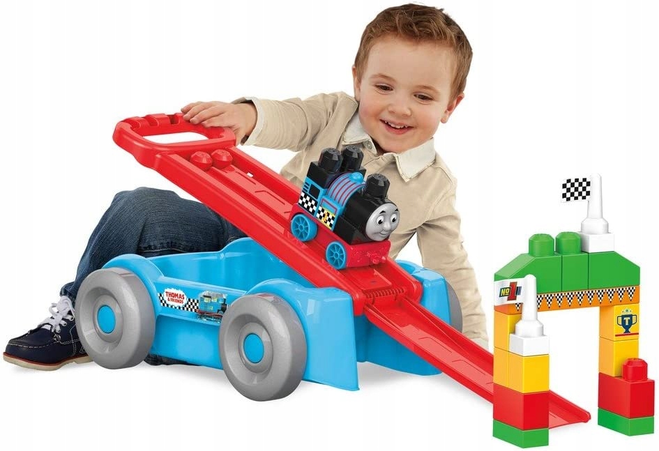 

Bloks Tomek I Przyjaciele klocki na wózku