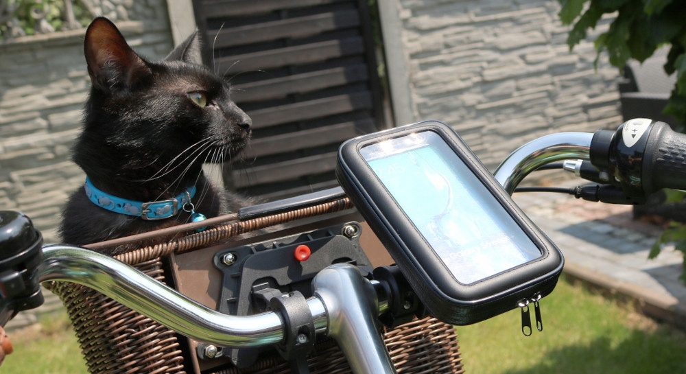 WODOODPORNY UCHWYT ROWEROWY MOTOCYKLOWY NA TELEFON EAN (GTIN) 5900495342140