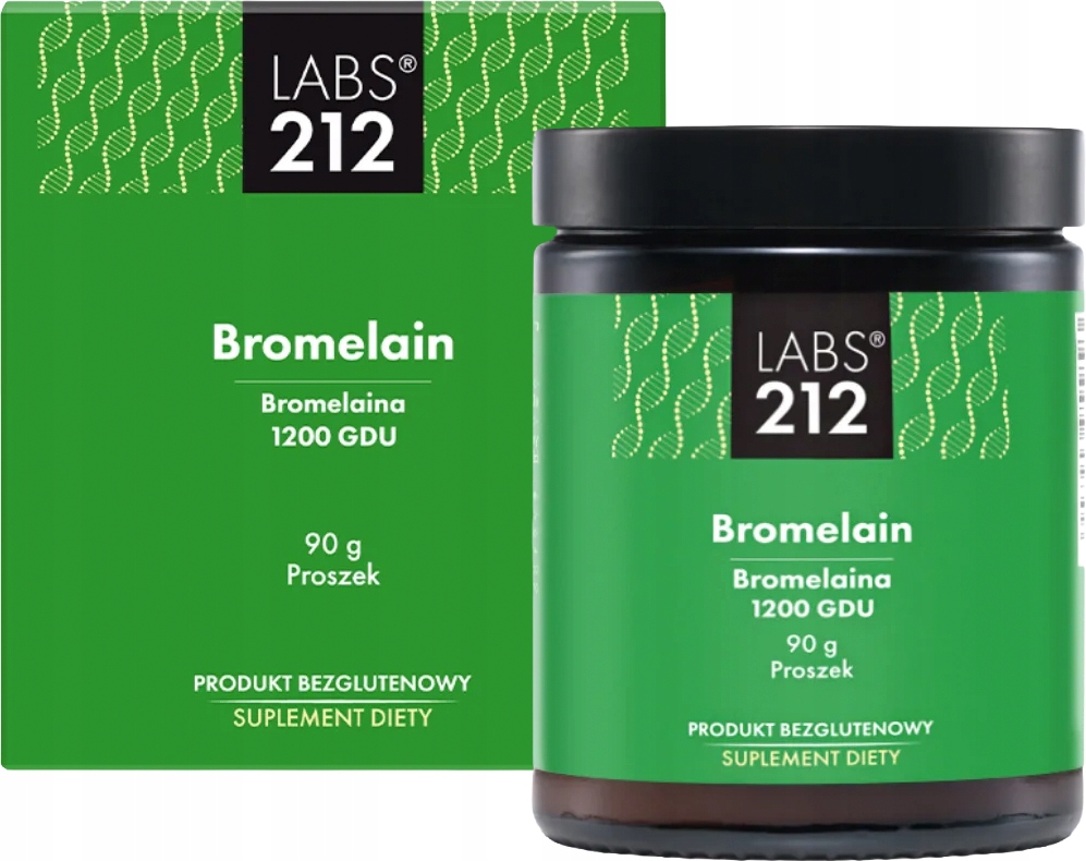 LABS212 Bromelaina w proszku Ekstrakt Z Łodygi Ananasa Enzymy Trawienie