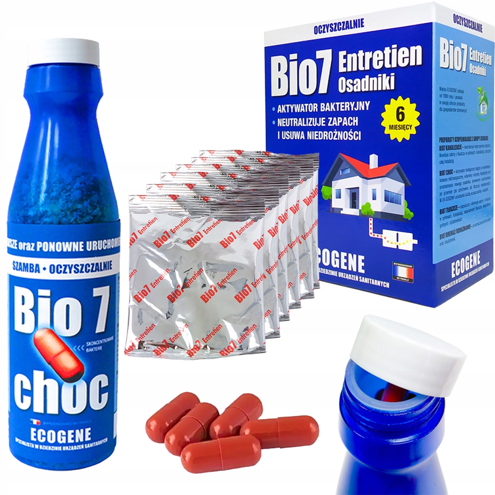 

Bio7 Choc starter Entretien 480g bakterie szambo