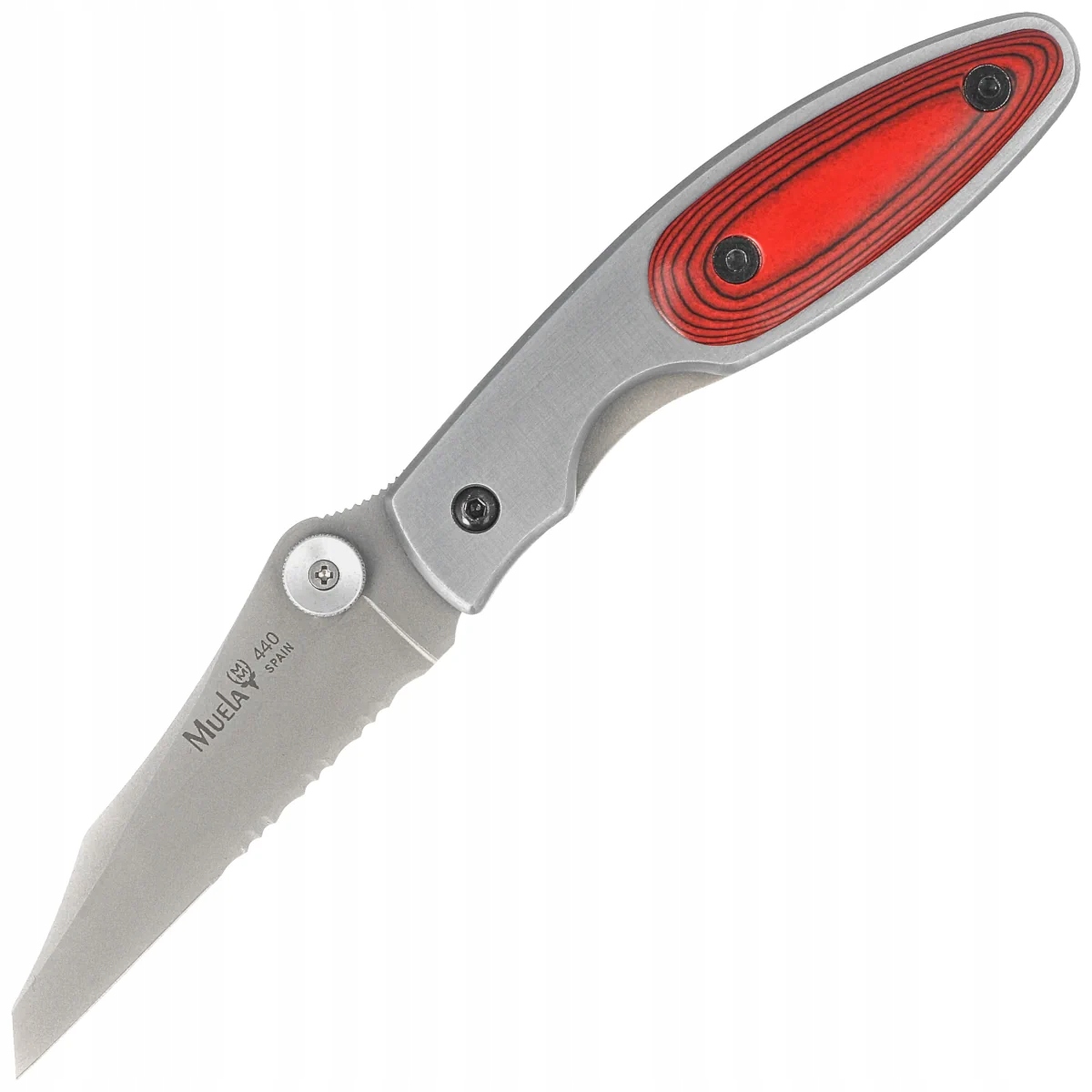 Nůž skládací Muela nerezový Edc Pakka Wood, Satin 440C
