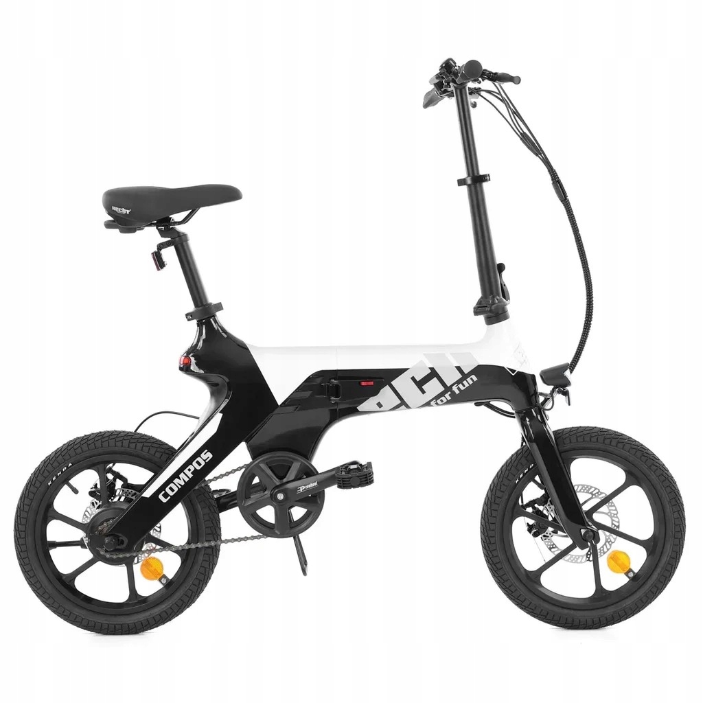 Rower elektryczny Hecht Compos Mini Black/white Moc 250 W 36 V 10,4 Ah