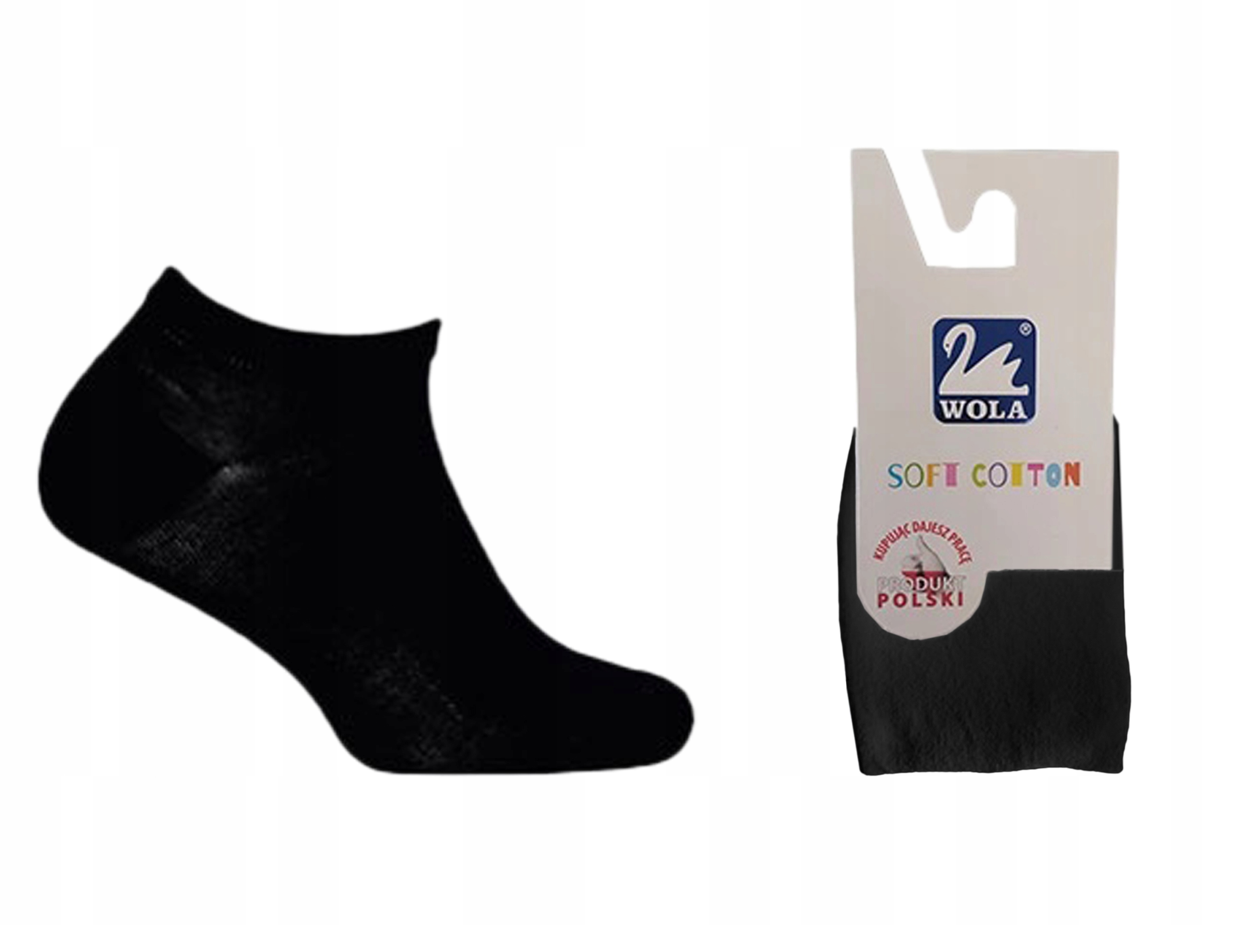 

Wola stopki dziecięce Soft Cotton czarne 24/26