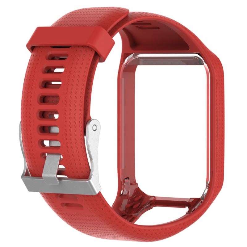 

Pasek Silikonowy do TomTom Runner 3 2 Spark czerwo