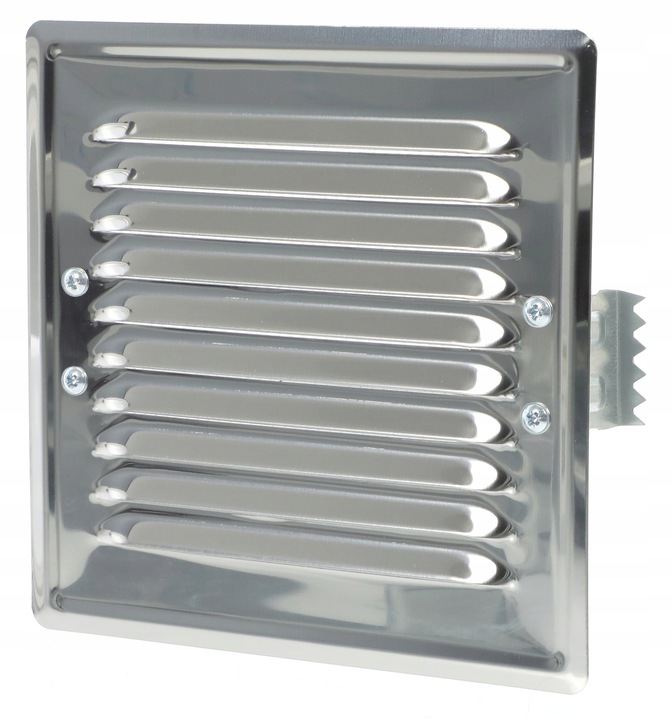 KRATKA WENTYLACYJNA METALOWA 14x14 KOMIN +łapki