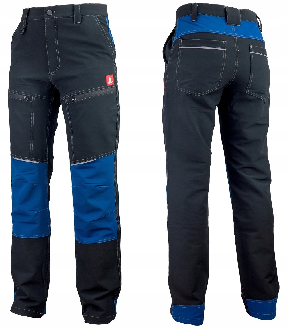 Pánské Pracovní Kalhoty Pohodlné, lehce zateplené Do Pasu Softshell L 50